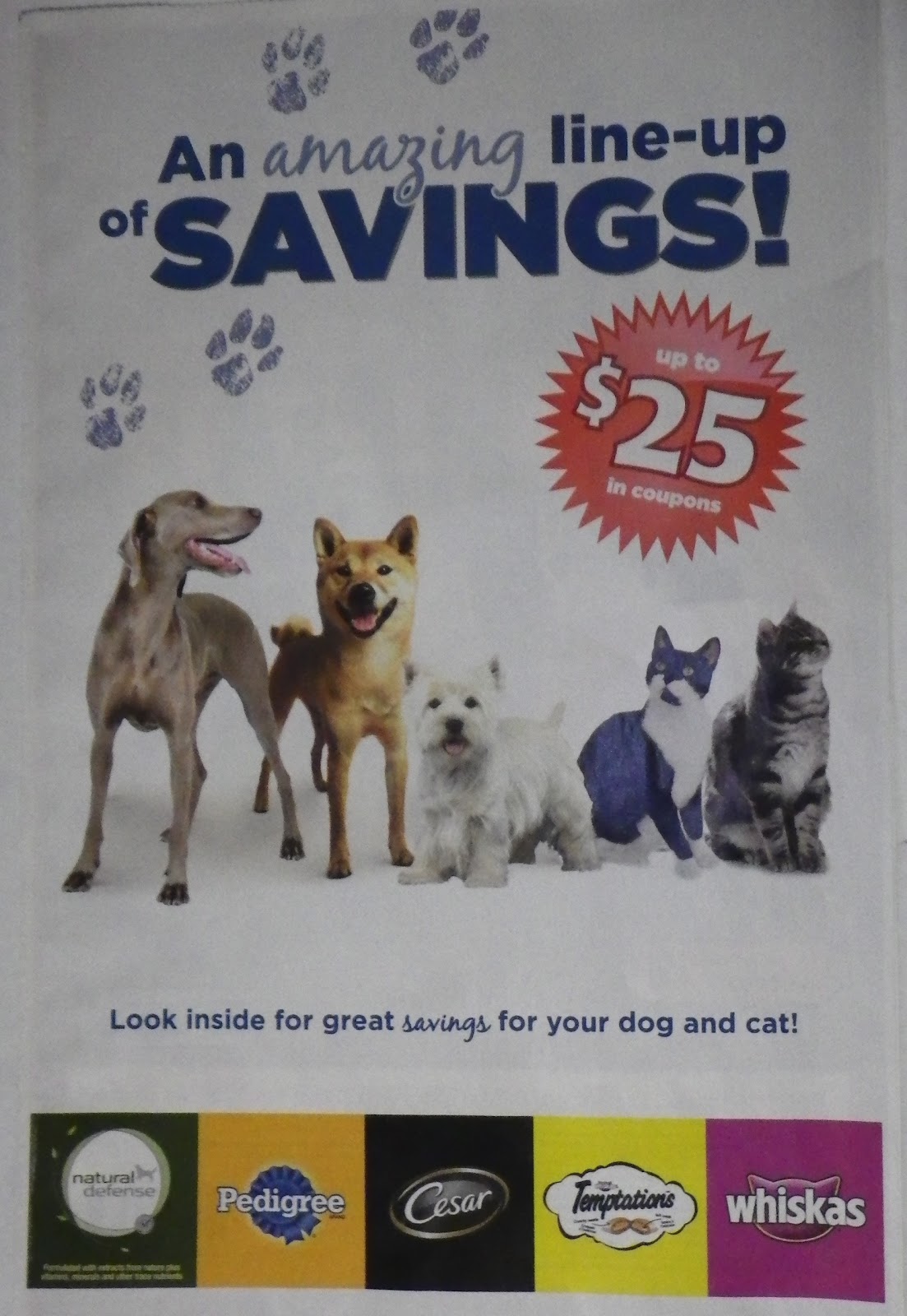Coupon Clipping in Canada NEW Pet Food Coupon Insert From Mars Canada