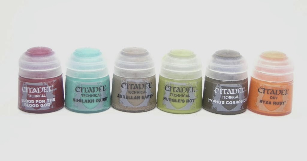Watching Paint Dry: Review: New Citadel technical paints UPDATED