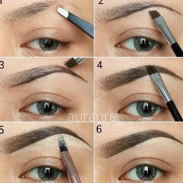 cómo maquillar las cejas