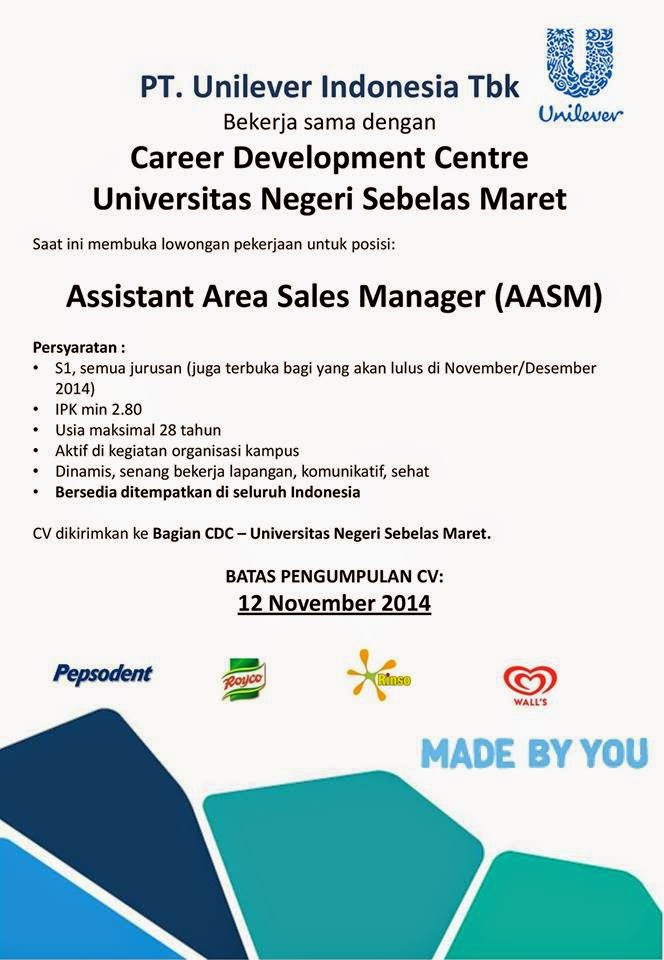 Lowongan di PT Unilever