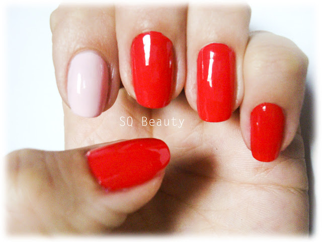 Nail Friday Rojo y flores manicura red and flowers manicure Silvia Quiros SQ Beauty