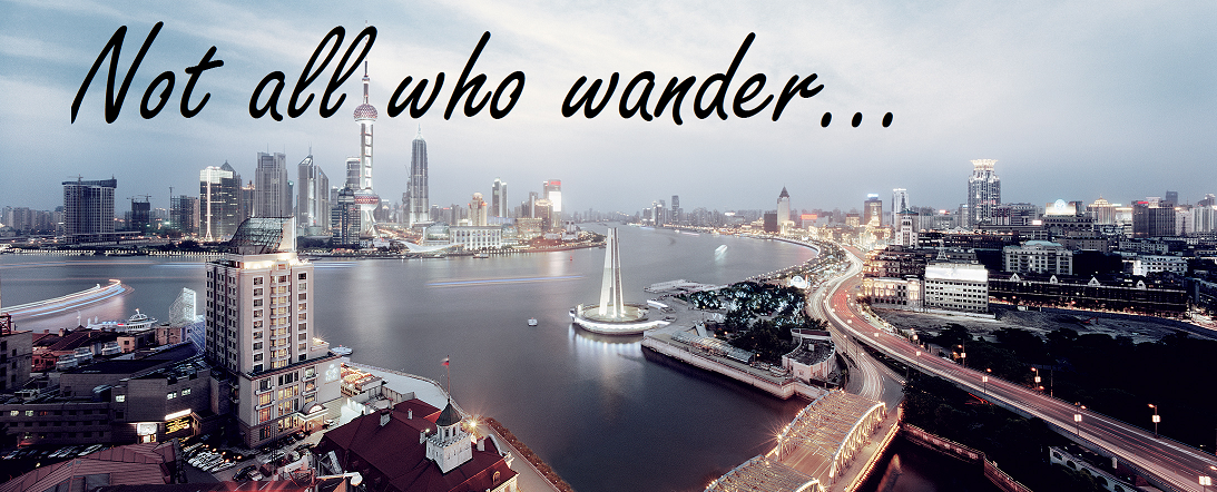 Not all who wander...