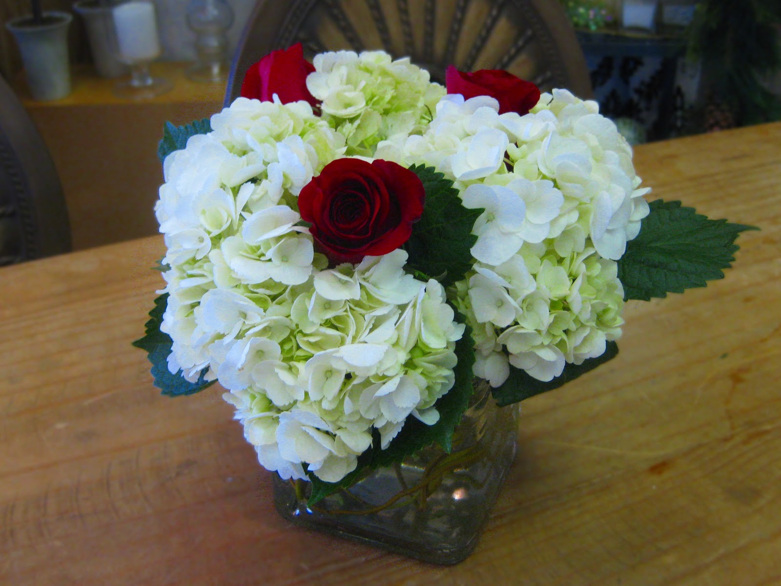 Blush Pink And Green Wedding Centerpieces