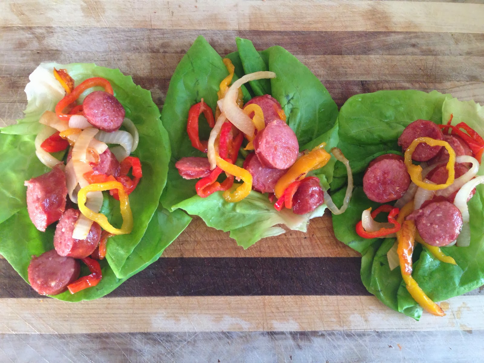 Kismet Kreations Sausage and Pepper Wraps