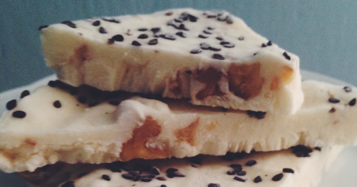 BperBiscotto {Frozen yogurt bark} barrette ghiacciate di yogurt greco