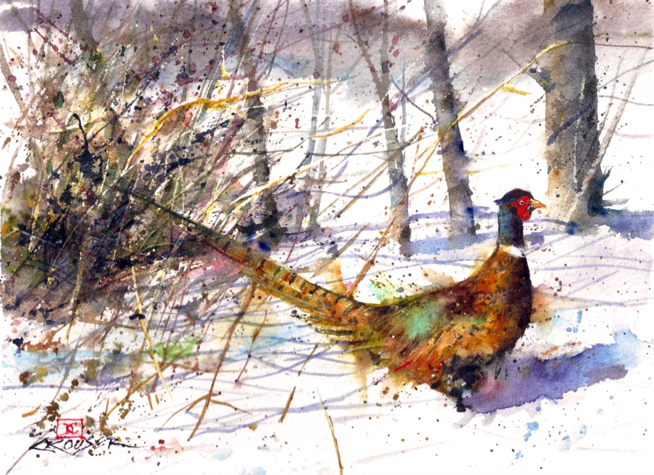 Simply Creative: Watercolor Animals Paintings by Dean Crouser