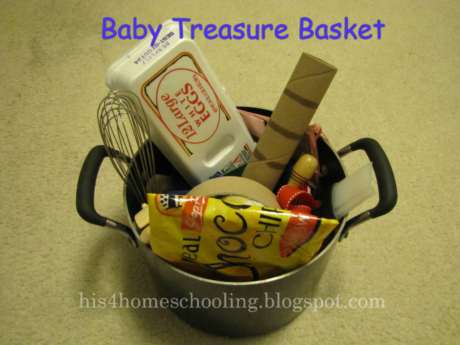 How to Make a Treasure Basket for Your Baby