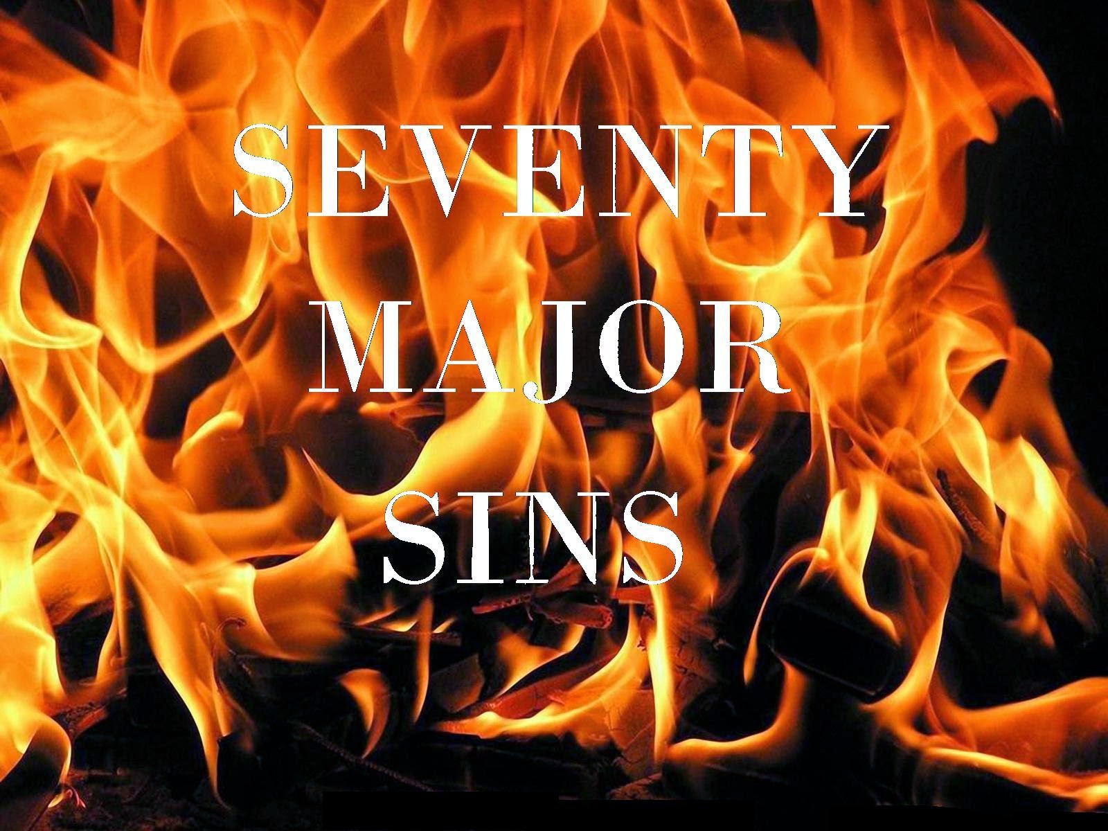 major sins