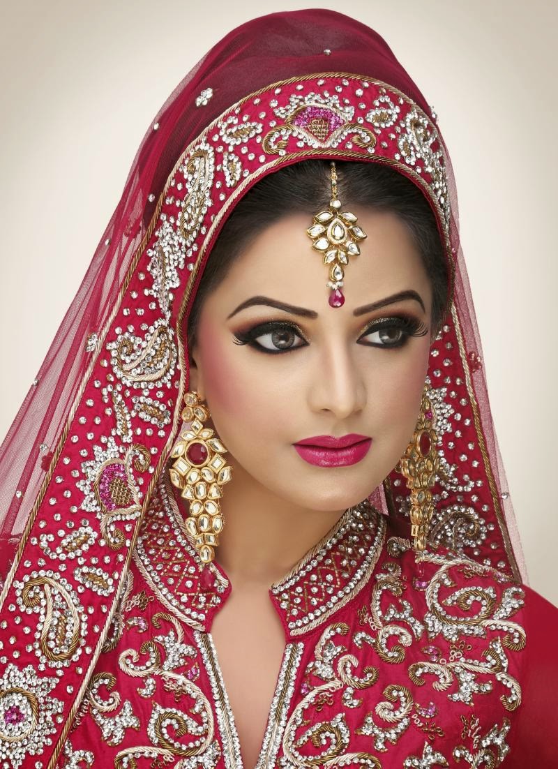 Indian Bridal Makeup Pink - Viewing Gallery