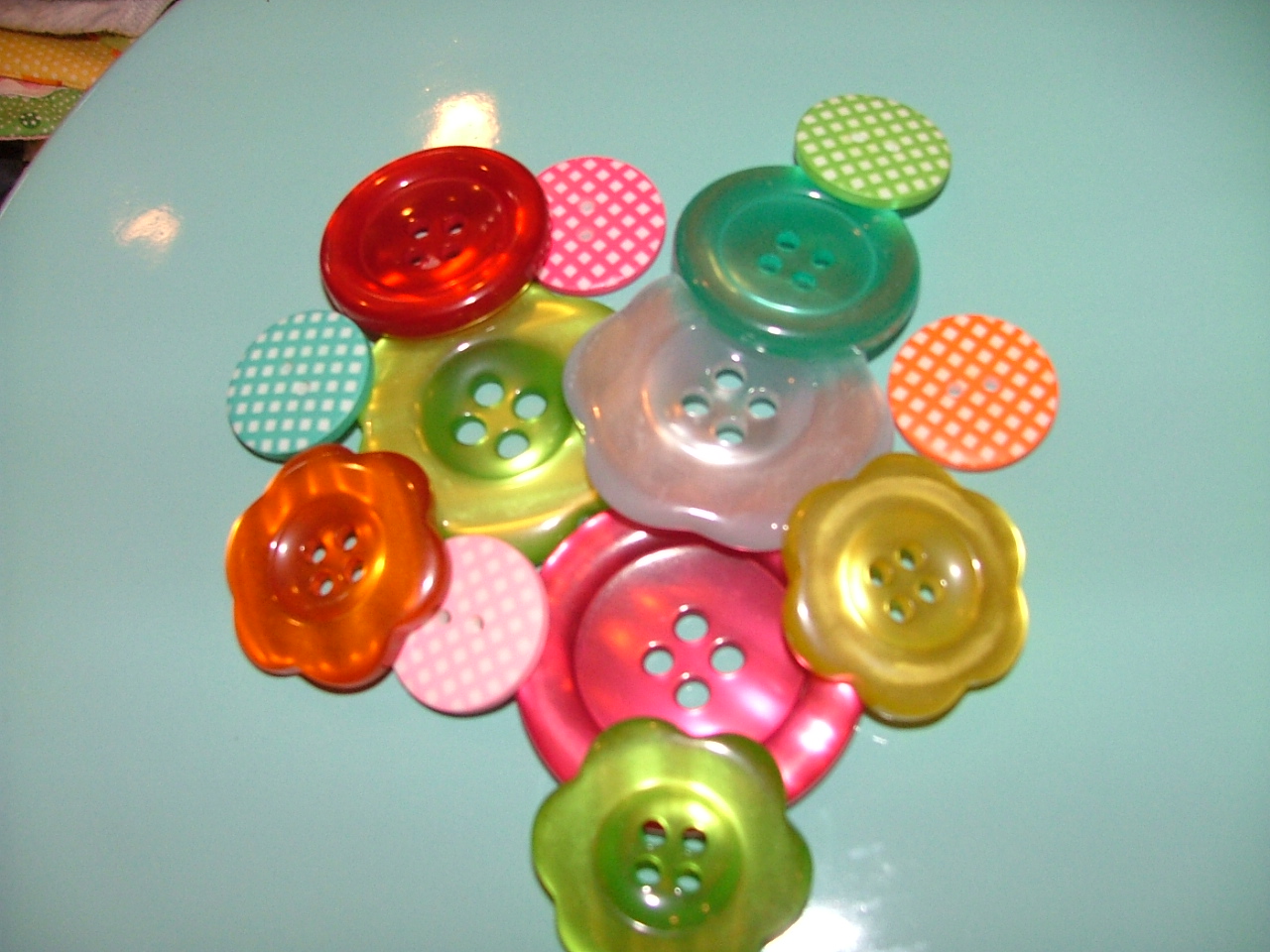 Pine Needles at Gardner Village New buttons and ribbons from Riley