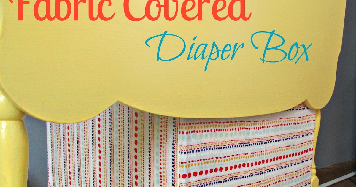Little Mudpies Fabric Covered Diaper Box