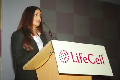 Aishwarya unveils Stem Cell Banking Solutions by Lifecell