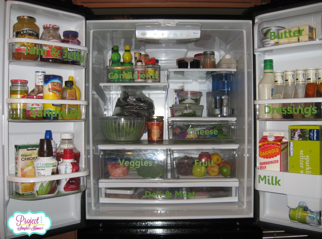 Organized Reader with a fridge of beauty! Organizing Made Fun