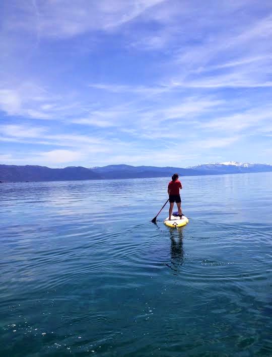 SHHHHH... Stand Up Paddle Boarding, Lake Tahoe, and Sunburn