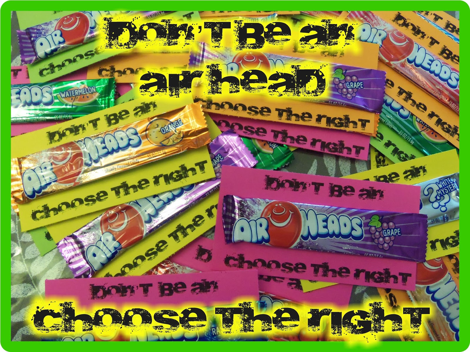 HollysHome Church Fun Don't Be An Airhead, Choose The Right Free