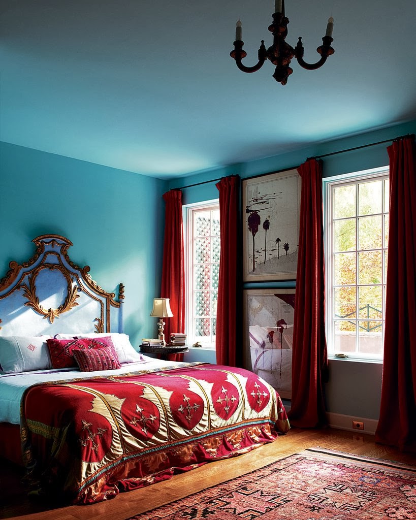 turquoise bedroom design ideas (9 designs)