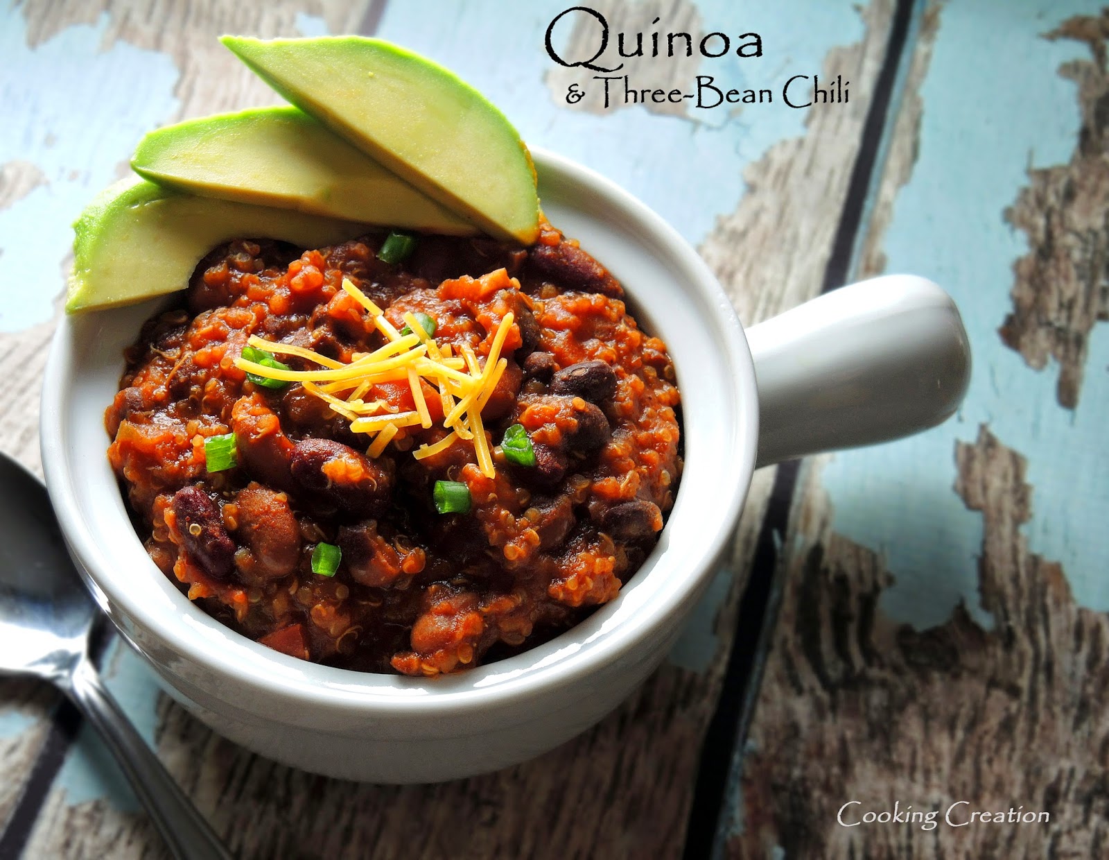 Cooking Creation Superfood Quinoa & ThreeBean Chili (Vegetarian)