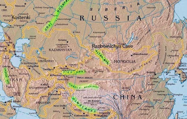 Map Of Russia And Northern Eurasia Map Of Russia And Northern Eurasia