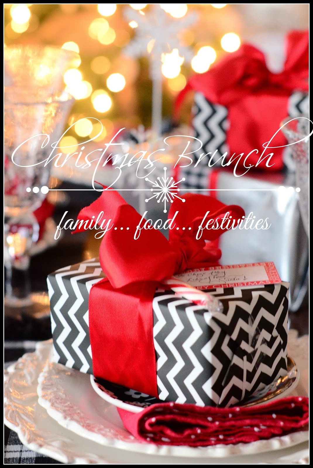 Christmas Brunch Tablescape Stonegable