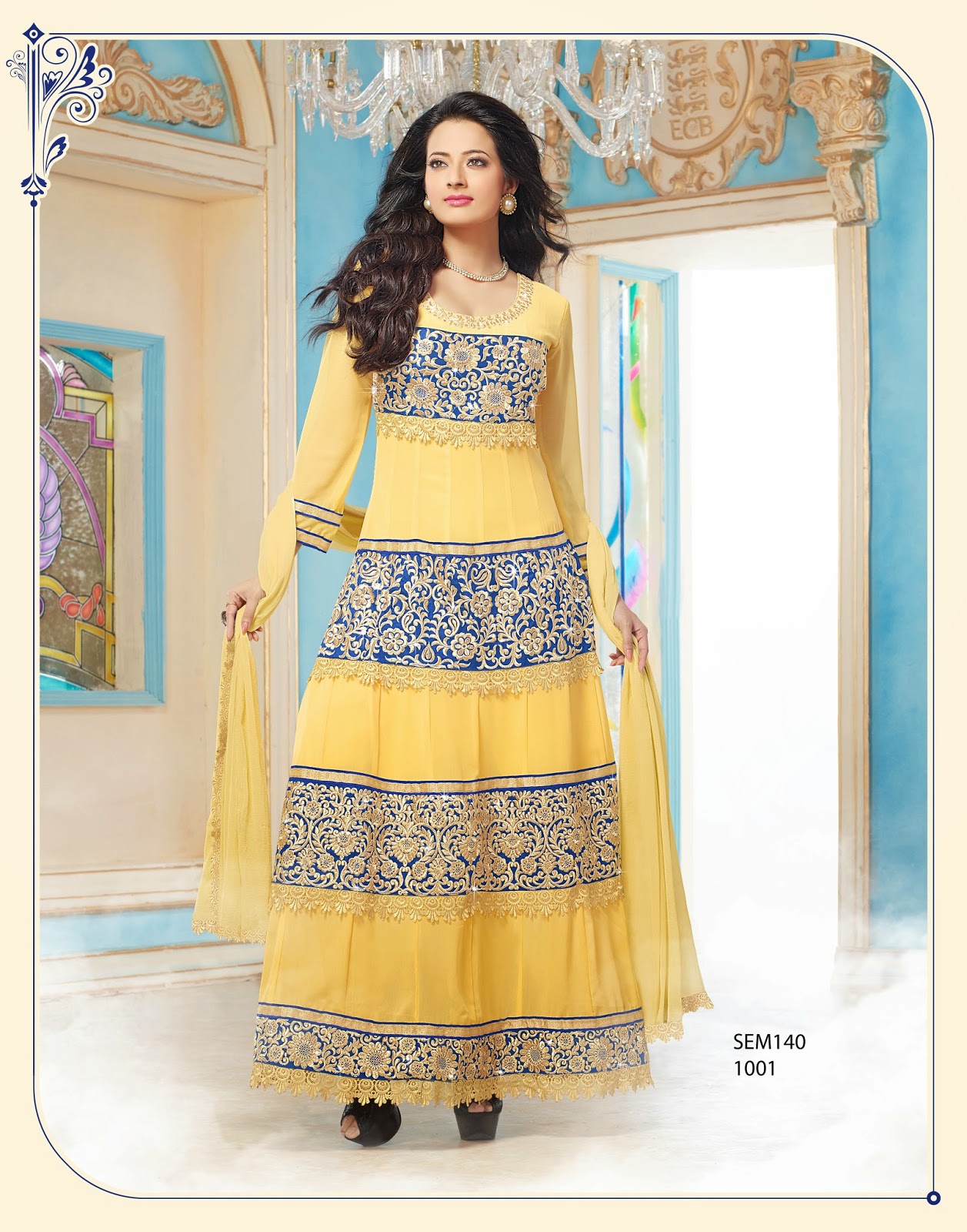 Jodha Akbar Actress Paridhi Sharma Anarkali Suit | Helix Enterprise
