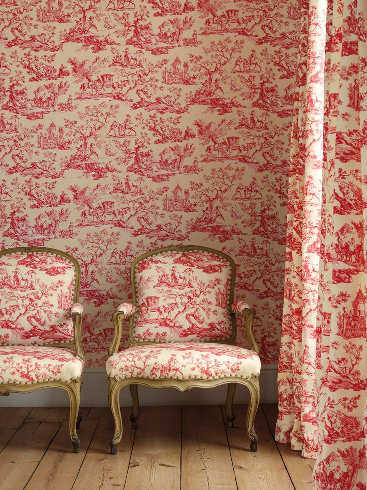 Eye For Design Decorating With Red Toile
