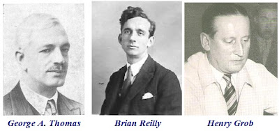 Sir George A. Thomas, Brian Reilly y Henry Grob