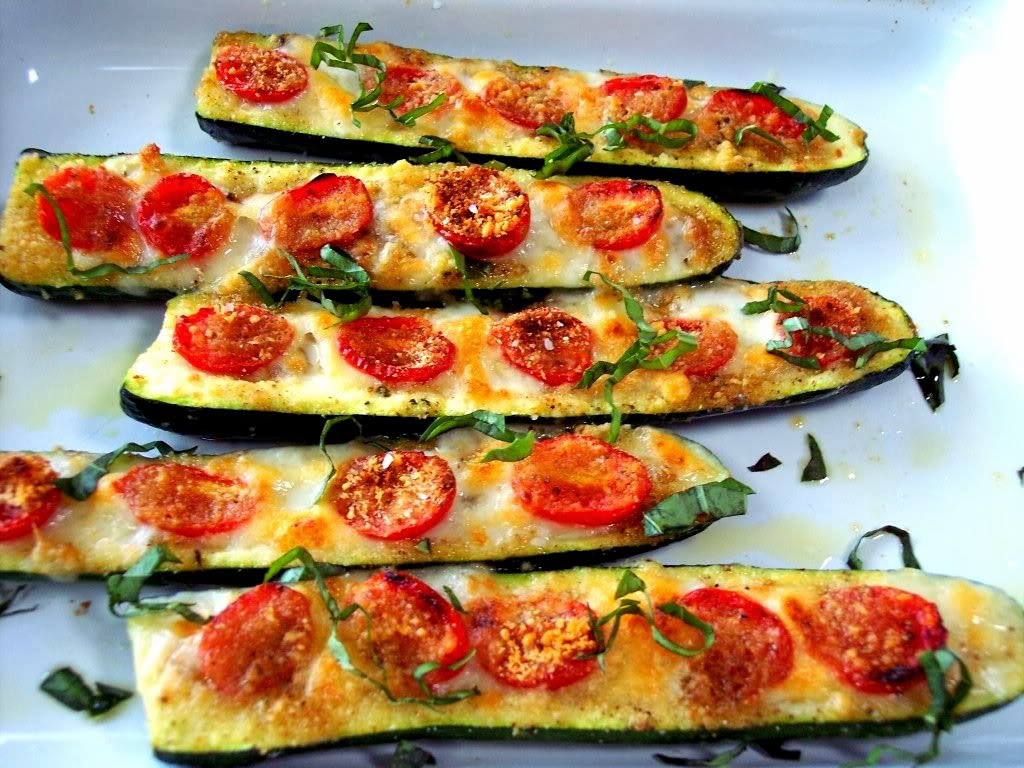 Zucchini piza Boats Home cooking