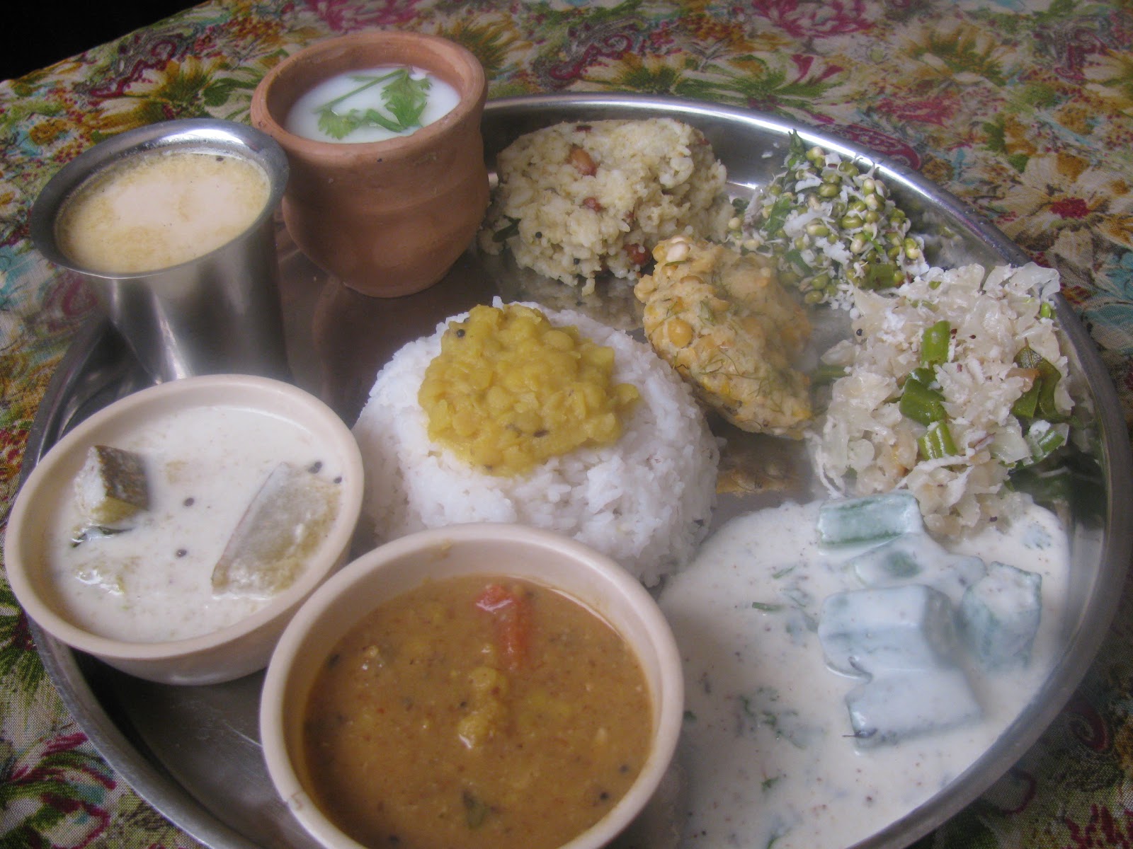 Nandini's Cook Book Karnataka Oota Karnataka Thali