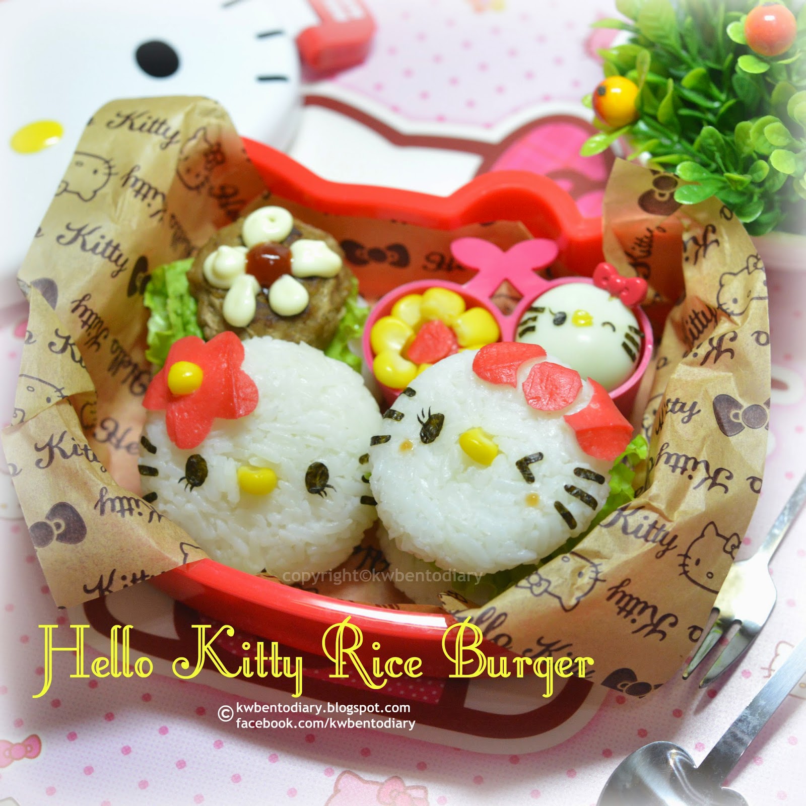 Hello Kitty Cherry Bento Box - Love At First Bento
