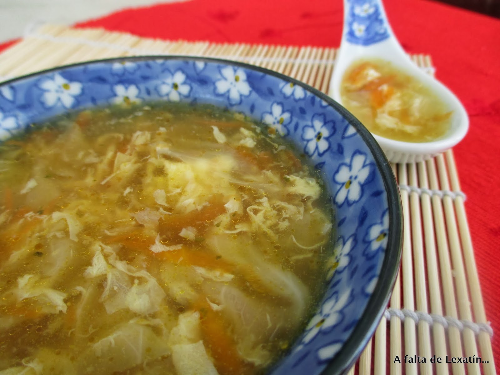 Sopa China De Col Y Zanahoria
