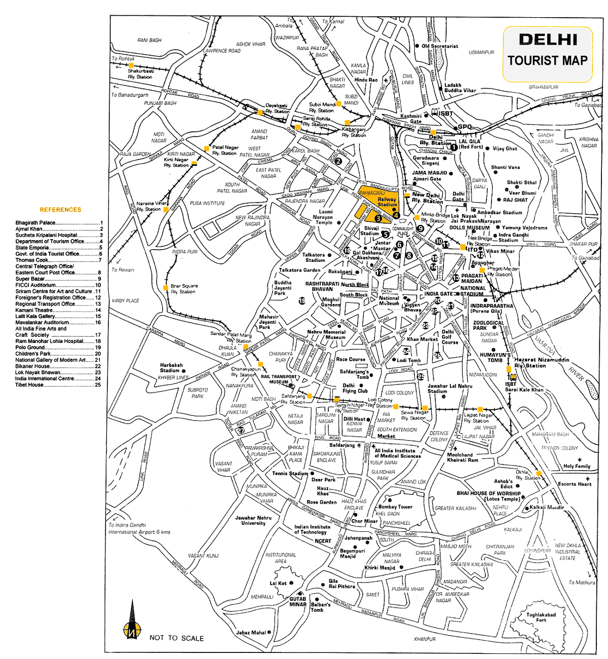 Delhi Road Map Free Printable Maps