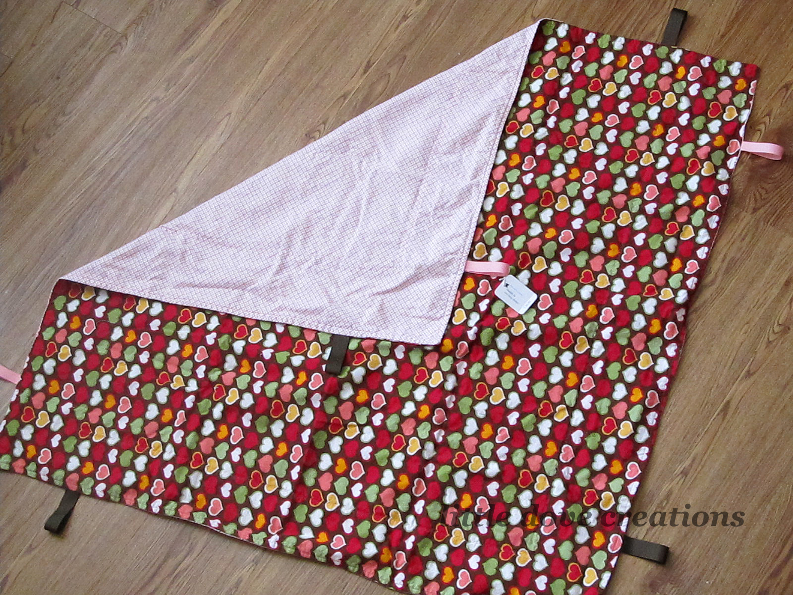 Little Dove Creations tummy time blanket