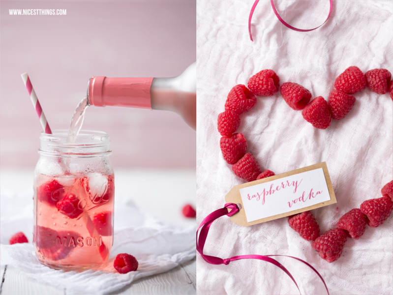 Valentinstag Geschenke Himbeer Wodka Herz Churros Und Diy Becher Mit Herz Nicest Things