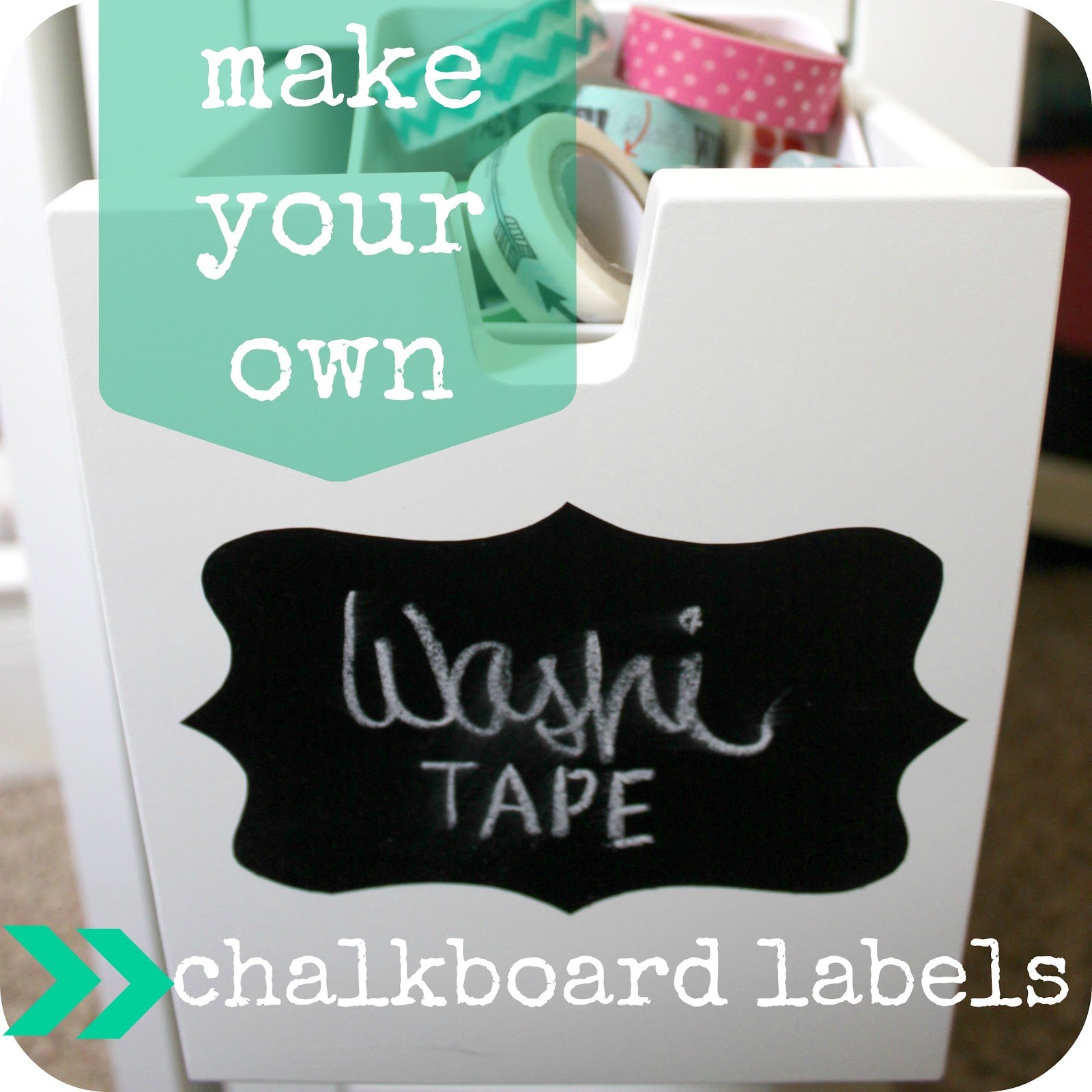 This Girl's Life {make your own chalkboard labels}