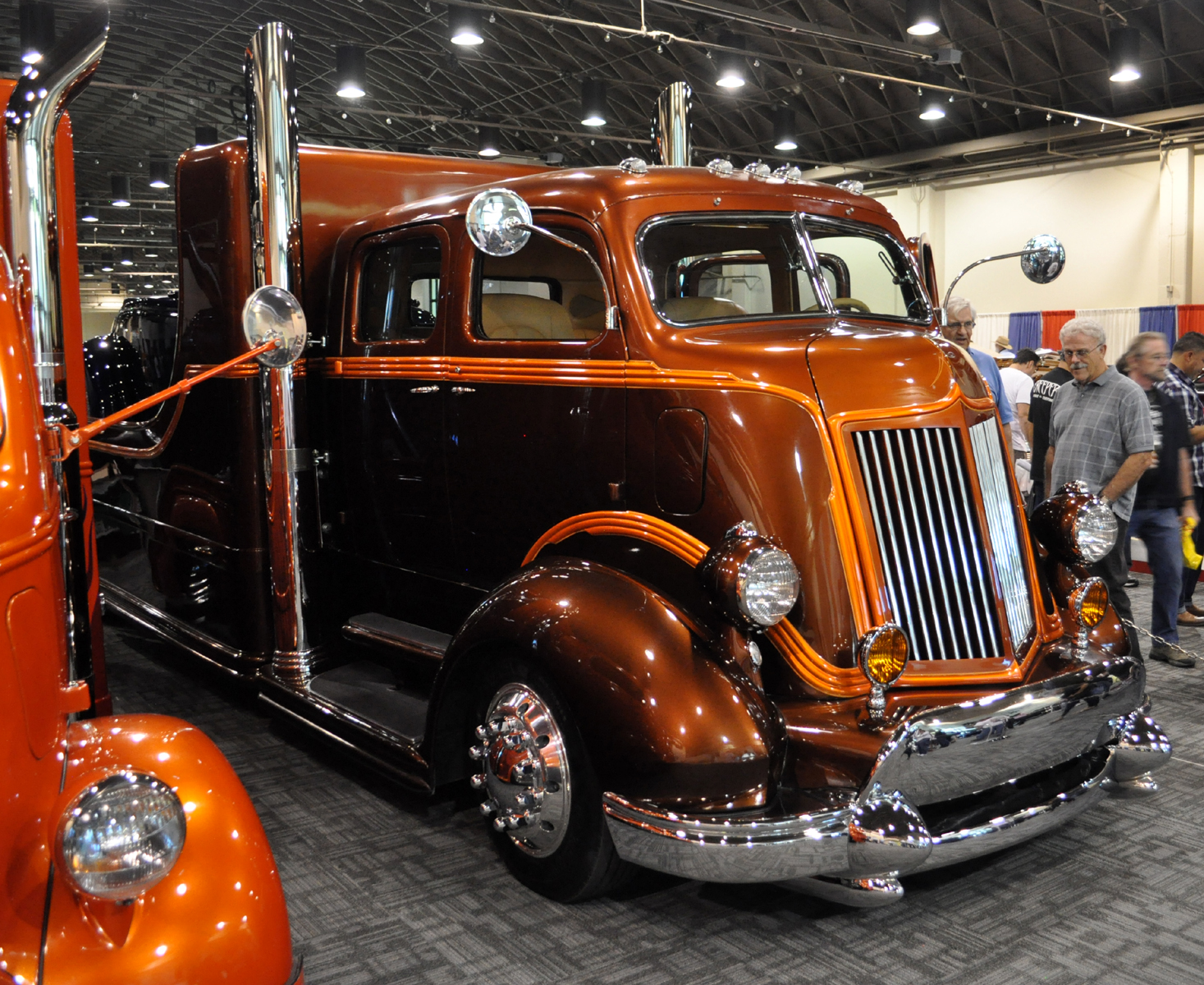 Just a car guy : The cool hot rod haulers were teamed up in a display ...