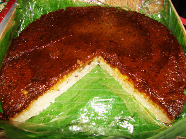 Rice Cake With Caramel Toppings Rice Cake With Caramel Toppings