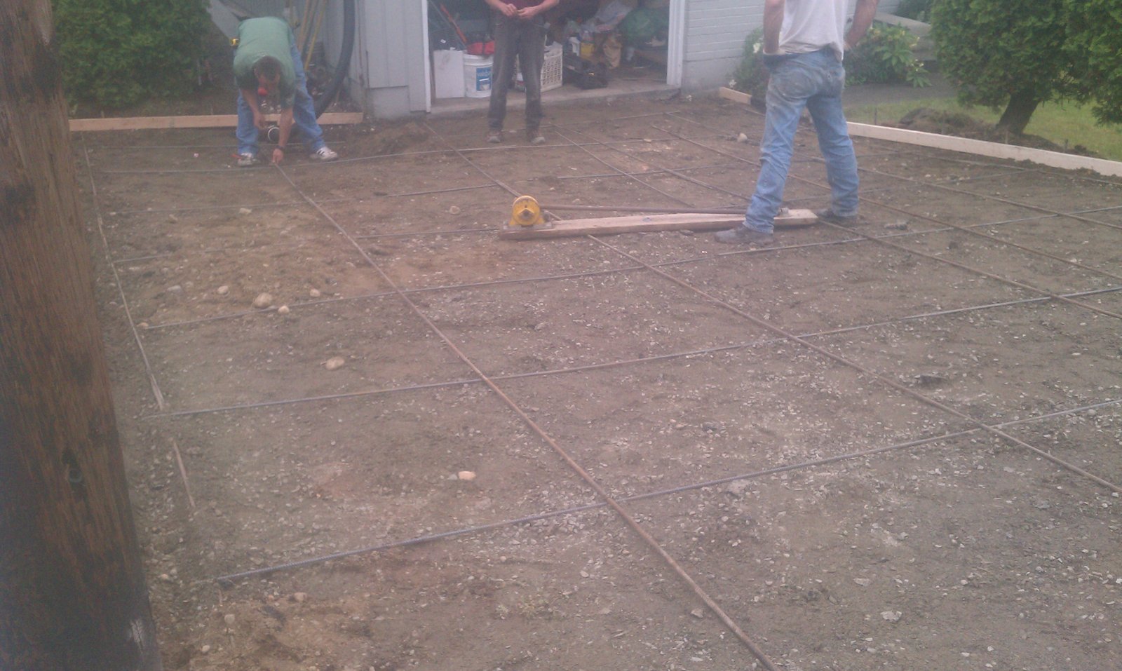 JS Restoration Driveway rebar completed.Ready for pore.