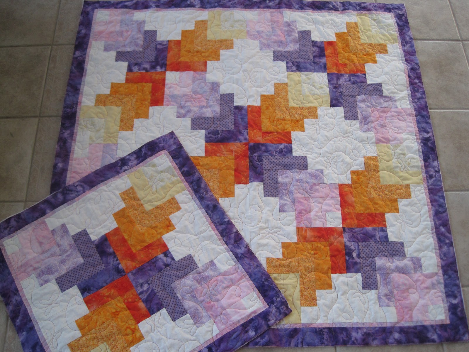 Finely Finished Quilts Diana's Baby and Dolly Quilt