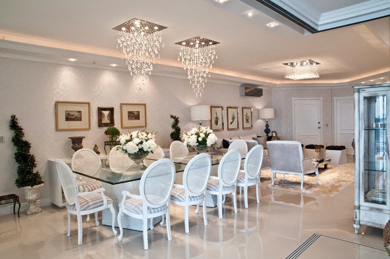 Sala De Jantar Inox E Vidro ~ Decore Sua Mente, Seu Corpo E Seu Espaço Salas de Jantar Brancas com Sala De Jantar Inox E Vidro ~ Decore Sua Mente, Seu Corpo E Seu Espaço Salas de Jantar Brancas com