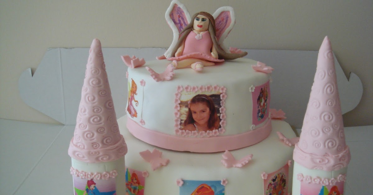 HAYALLERİNİZDEKİ PASTALAR VE KURABİYELER&hellip; Şatolu Winx�li pasta