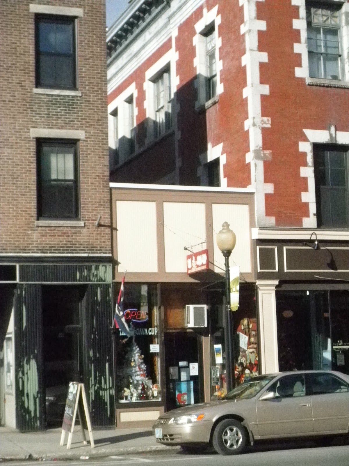 Four Paws And Some String Visiting Claremont, New Hampshire