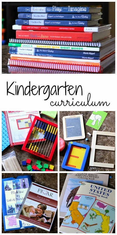 Hands on homeschool curriculum for kindergarten - tons of great ideas here!