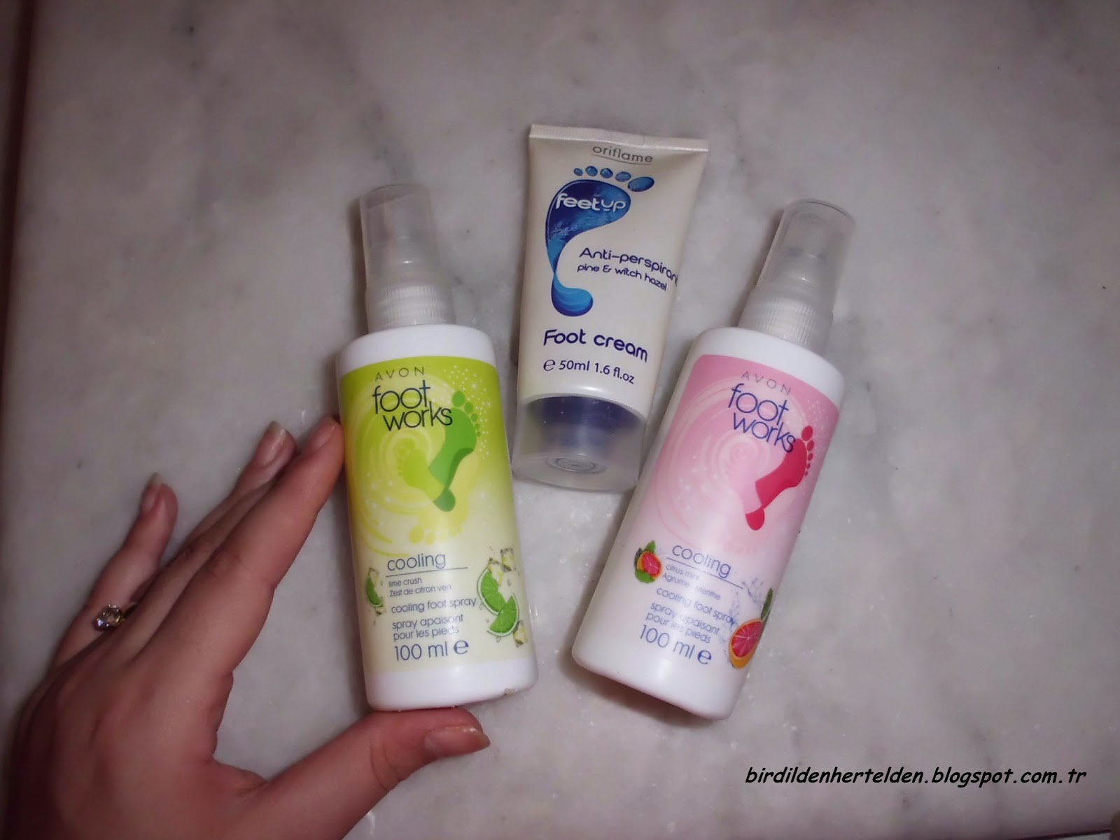 Ladamapalida Avon Foot Works Ayak Spreyi Oriflame Anti Perspirant Foot Cream Urun Hakkinda Yorumlar