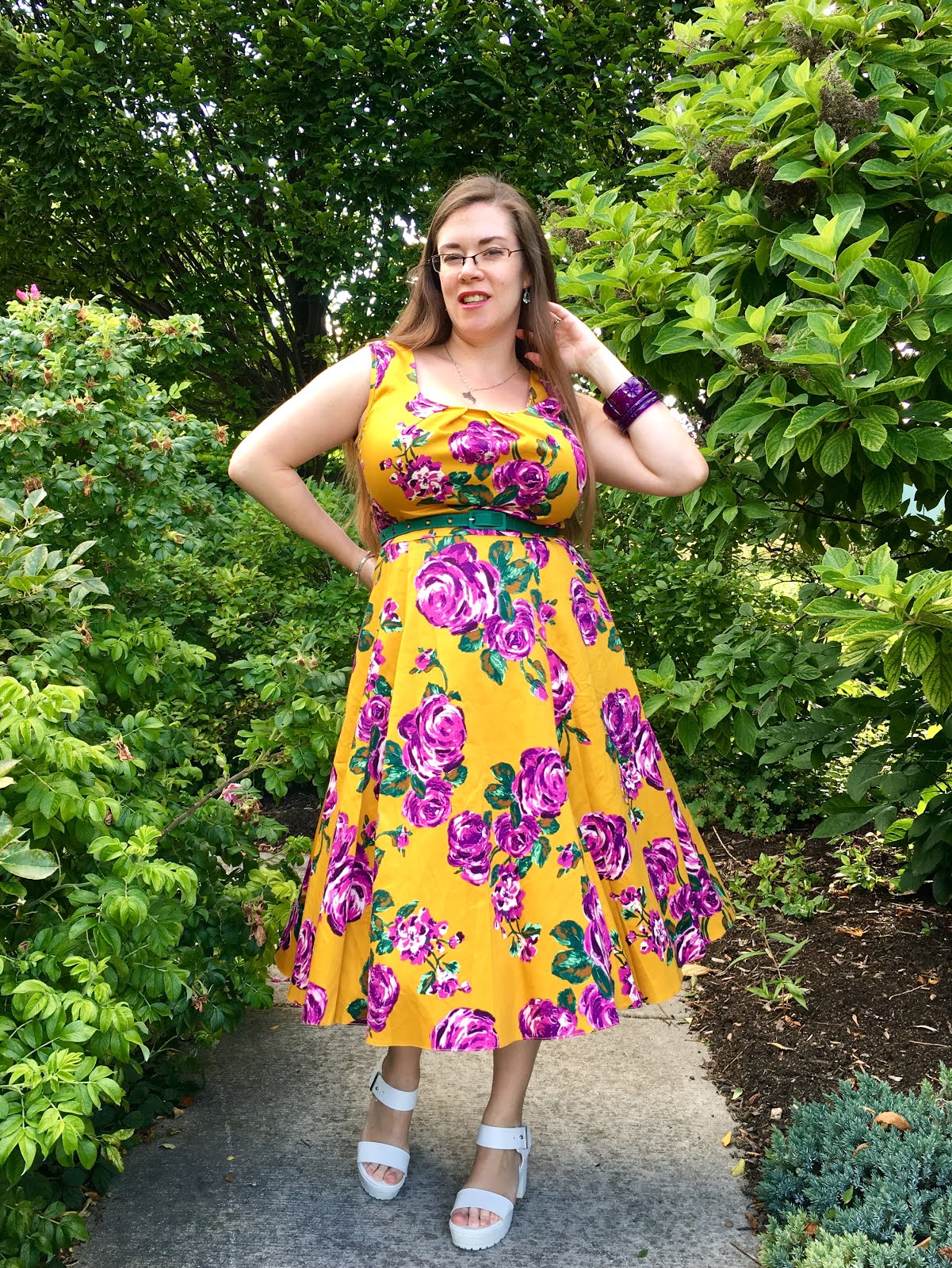 Thoroughly Modern Emily Review Lady V London Jasmine Dress