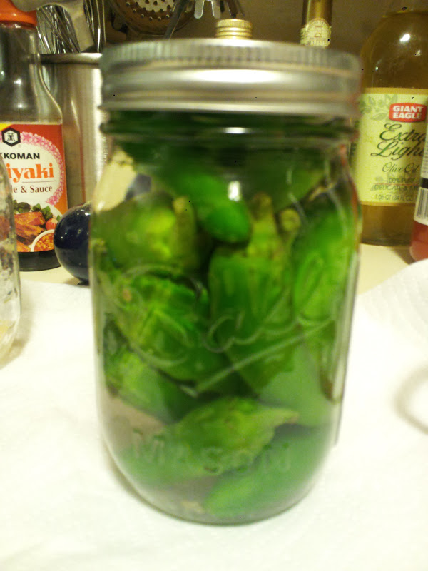 Working House Mom, Wife Canned Jalapeno Peppers