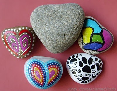 painting rock painted hearts rocks stones heart stone valentine sets paint shaped designs animals nativity gifts types inspiration