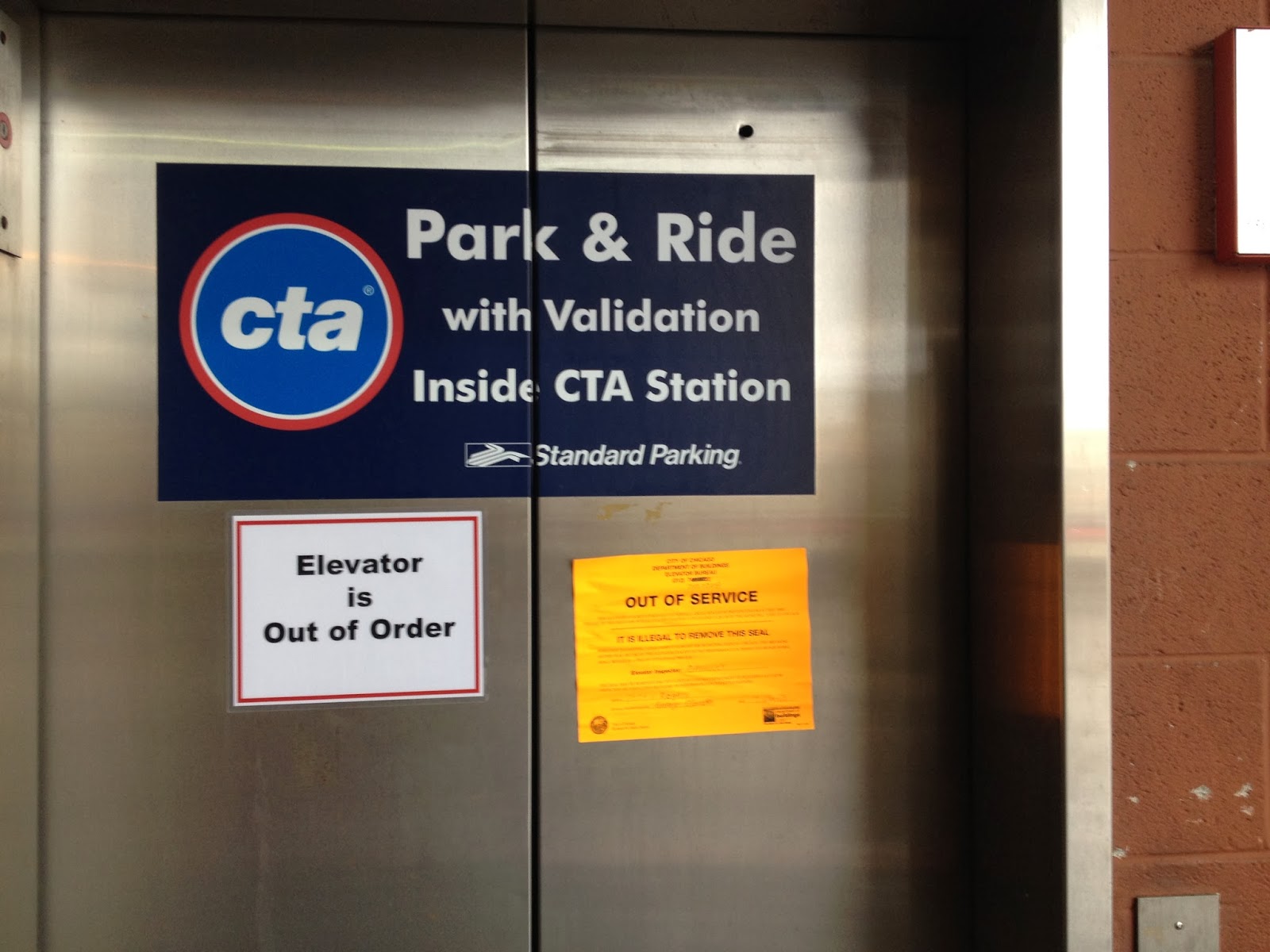 Chevanston Rogers Park Gateway Plaza Parking Elevator Out