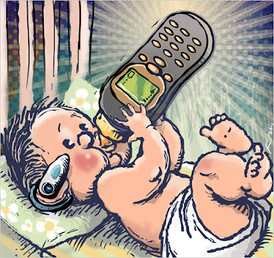 'cssforum.com.pk small baby holding a cell phone bottle