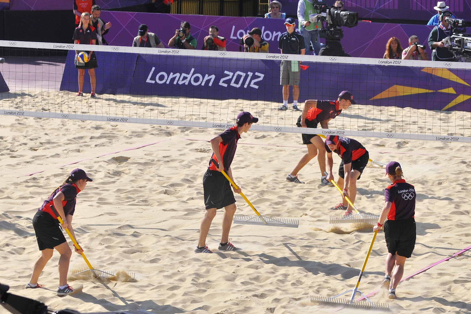 London 2012 Olympic Photo Blog Beach Volleyball in the Rain