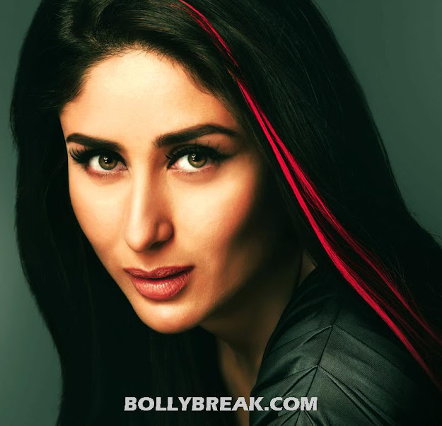 Kareena Kapoor Red Streak Hair Wallpaper for Vaio : Latest 2012